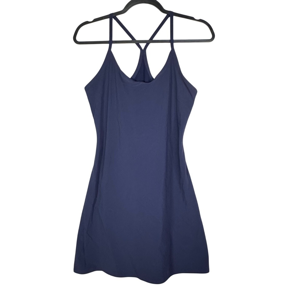 Outdoor Voices The Exercise Dress Navy Blue Workout Athletic Dress